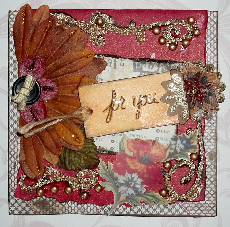 Card for my Autumn Name swap partner!