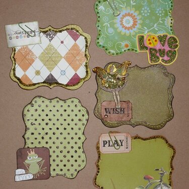 Chipboard Frames for StopnStare07&#039;s Creative w/Color Swap