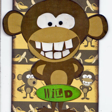 Monkey ATC for DisneyLisas Animal Swap