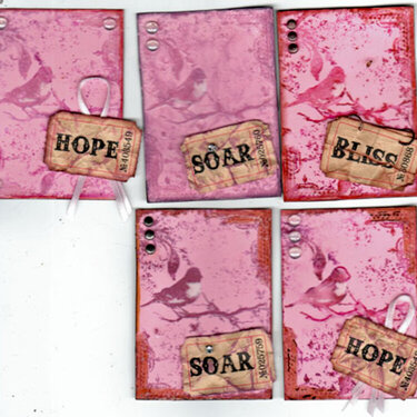 Pinks ATCs for Creative With Color Swap