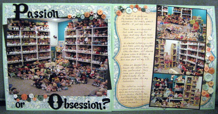 Passion or Obsession - 2 page layout