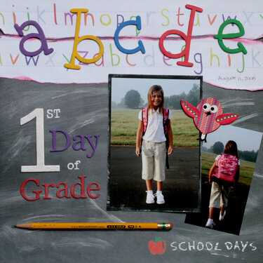 1st Day of 1st Grade