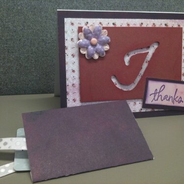Personalized Gift Card holder card