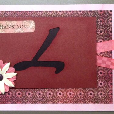 Personalized Gift Card holder card
