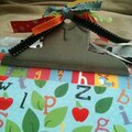 Close up of the ribbon used on Clipboards for teachers