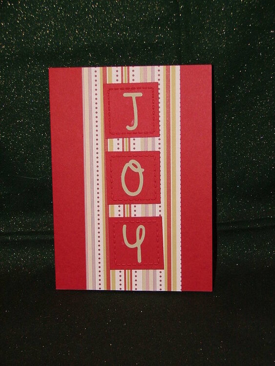 JOY -  Holiday Card