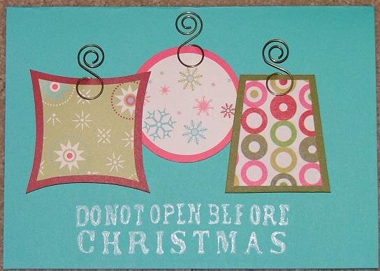 Do Not open before Christmas