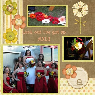 girls + flowers + firetruck= HOT