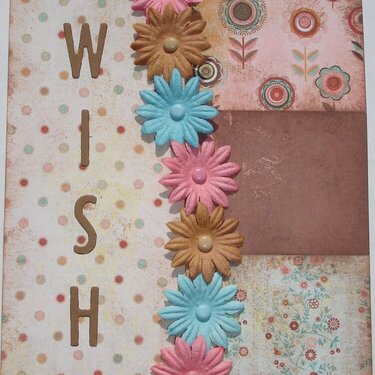 flower wish card