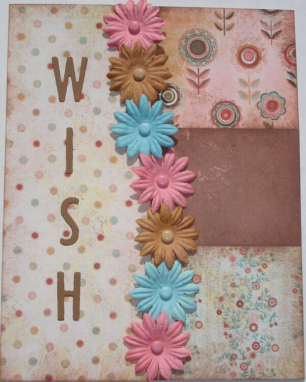 flower wish card