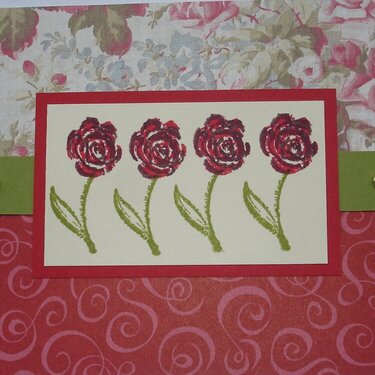 Mini Roses card