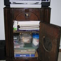 Inside the Antique Radio Cabinet