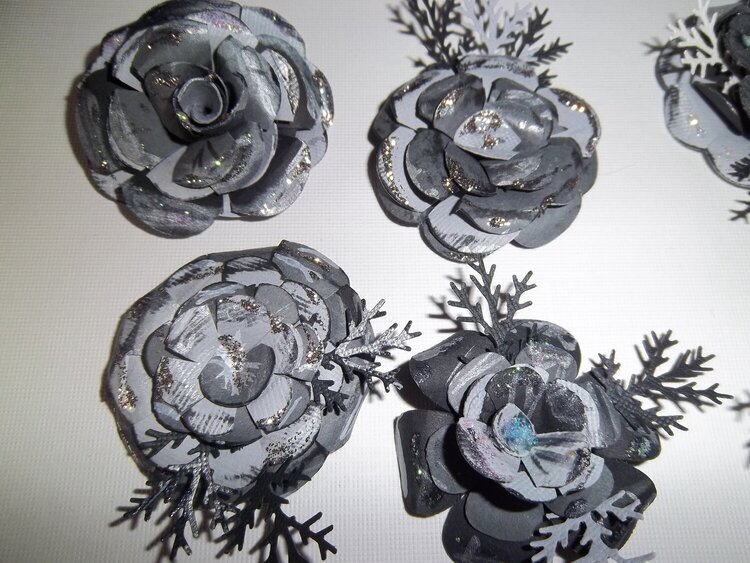 hand made paper flowers