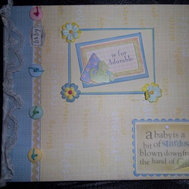 altered 8x8 scrapbook covers