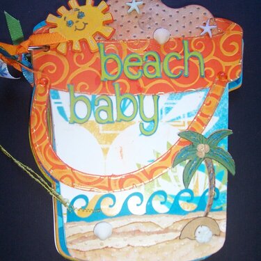 Sand pail mini album, Gypsy DT project