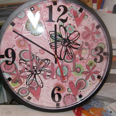 Heidi Swapp altered clock