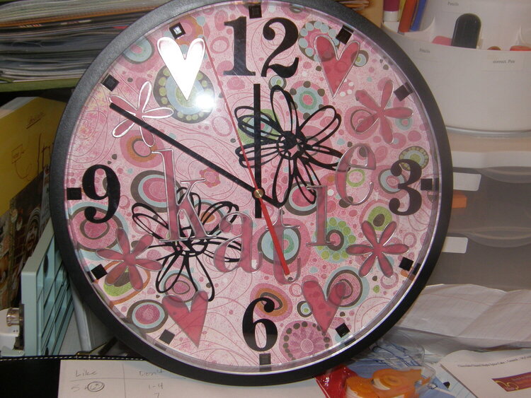 Heidi Swapp altered clock