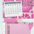 February Rolodex Card (front and back)