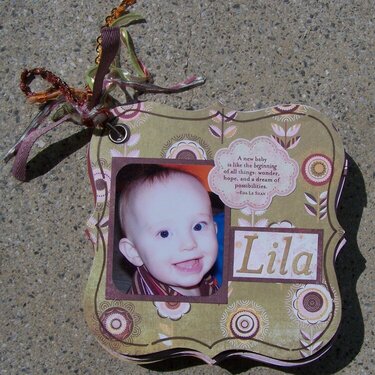 Lila&#039;s First Year Mini Album - front cover