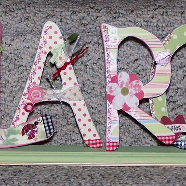 Lila Rose Altered Letters