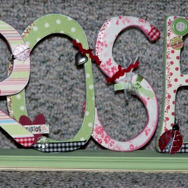 Rose Altered Letters