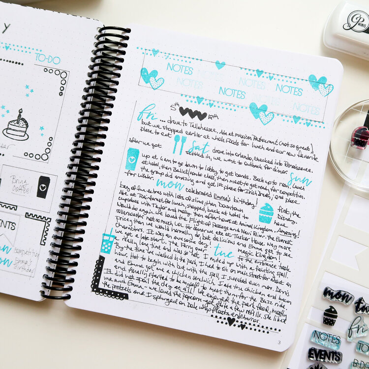 Canva Bullet Journal | July