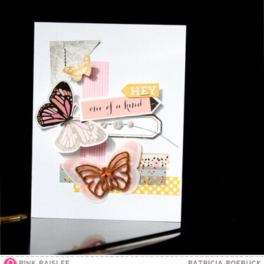 Hey One of a Kind Card | Pink Paislee