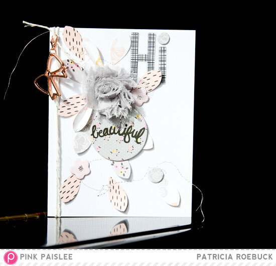 Hi Beautiful Card | Pink Paislee