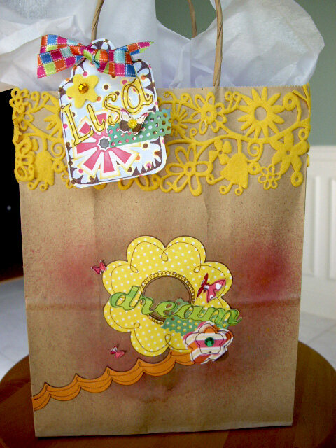 decorated gift bag