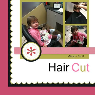 Ally&#039;s First Haircut