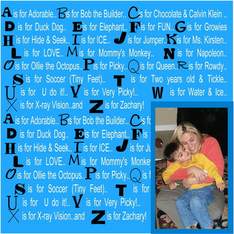 The ABC&#039;s of Zach