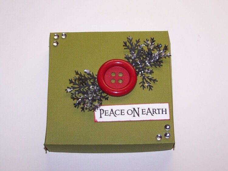 Peace on Earth mini pizza box