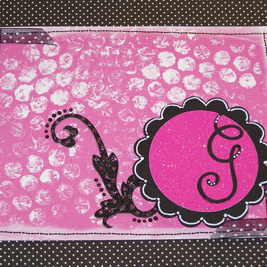 ~pink &amp; black card~