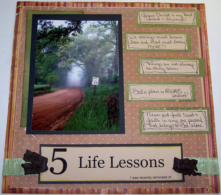 5 Life lessons...