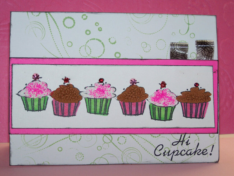 Hi Cupcake card