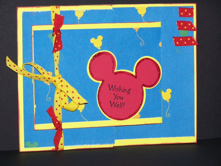 Mickey ~ Get well card~
