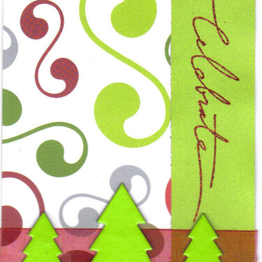 American Crafts~Celebrate Christmas card