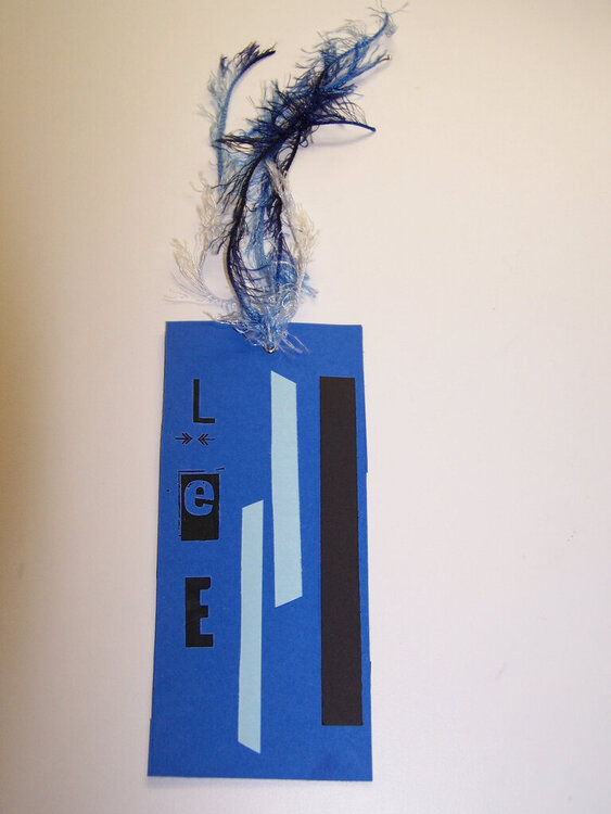 Blue Bookmark