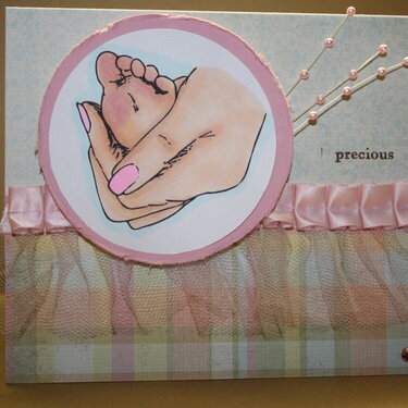 Precious~ baby girl card