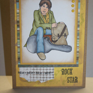 Rock Star- DT card