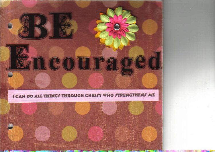 Cover Be encouraged