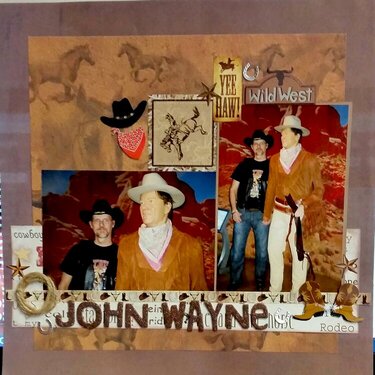 John Wayne  - wax museum
