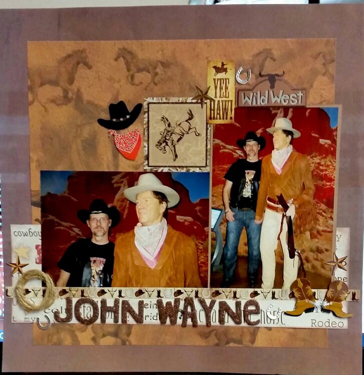 John Wayne  - wax museum