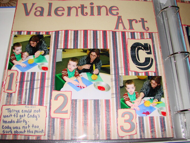 Valentine Art Project Lt side
