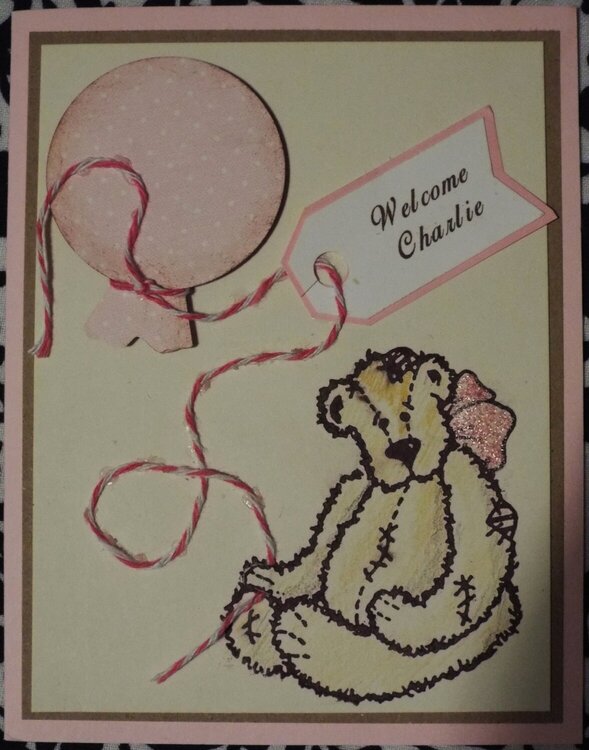 Baby girl card