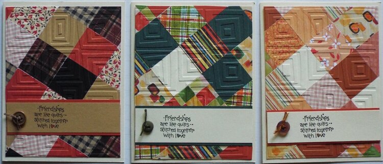 Quilted cards