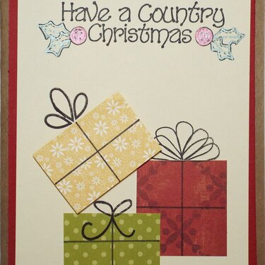 Country Christmas card