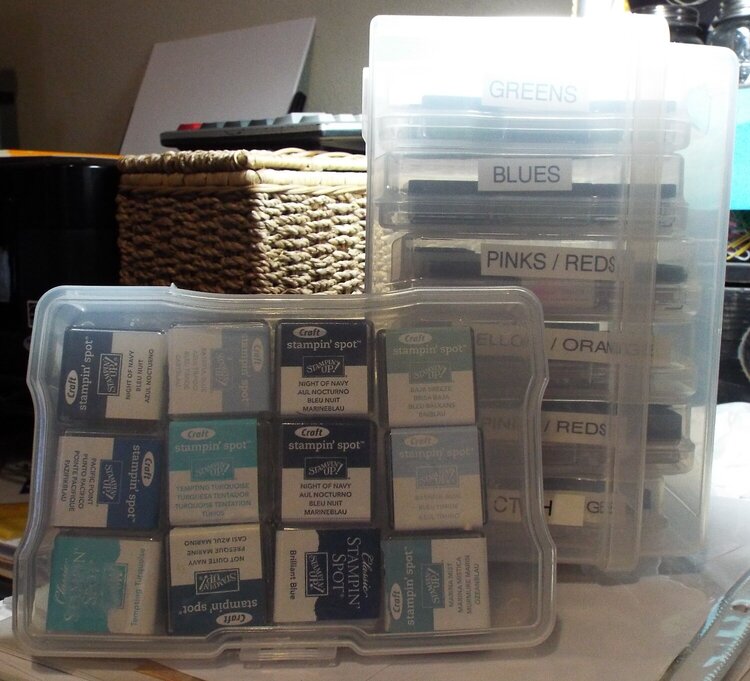 Ink &quot;Spot&quot; storage