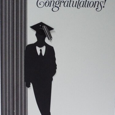 Male graduation card