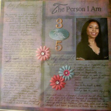 The person I am...35